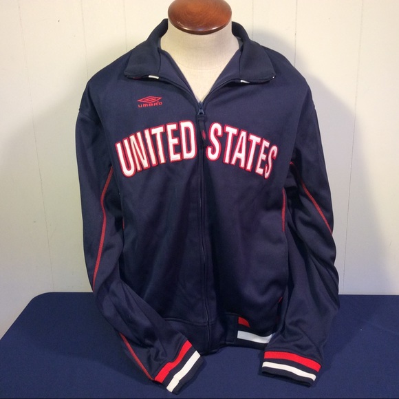 Untied States Mens Track and Field Jacket Size XL UMBRO - Picture 3 of 8